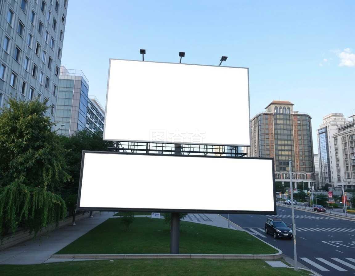 戶(hù)外街道空白廣告牌 未被書(shū)寫(xiě)的城市敘事